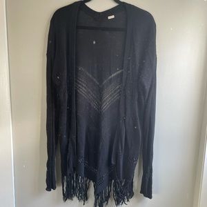 Black light weight boho sweater